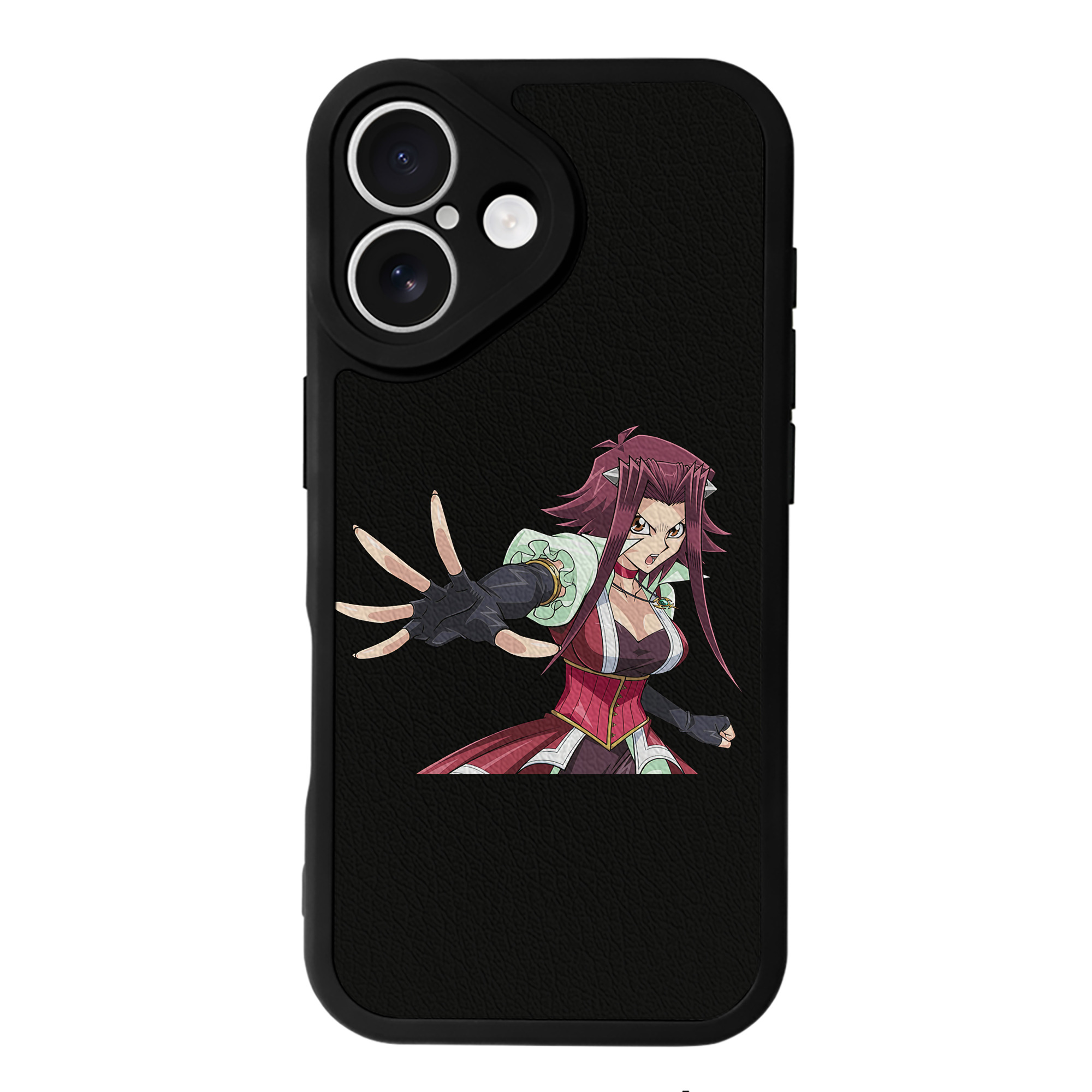 遊☆戯☆王 Yu-Gi-Oh! 【iPhone 16シリーズ対応】シリコンスマホケース（レザー調） 材質：シリコン